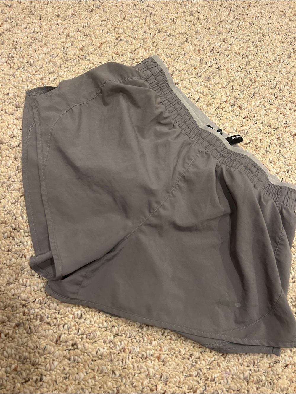 Nike Women’s Grey Running Shorts with liner - Lightweight Performance